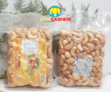 roasted salt cashew nuts unpeel shell (vaccum bag 500gam)