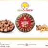 Hạt Điều Rang Muối Vỏ Lụa – Hũ Mica Xếp Hoa 450gr Hạt Điều Rang Muối Vỏ Lụa - Hũ Mica Xếp Hoa 450gr