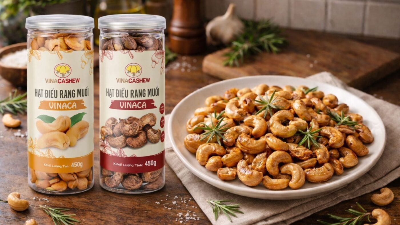 Hạt điều rim nước mắm tỏi ớt Hạt điều rim nước mắm tỏi ớt