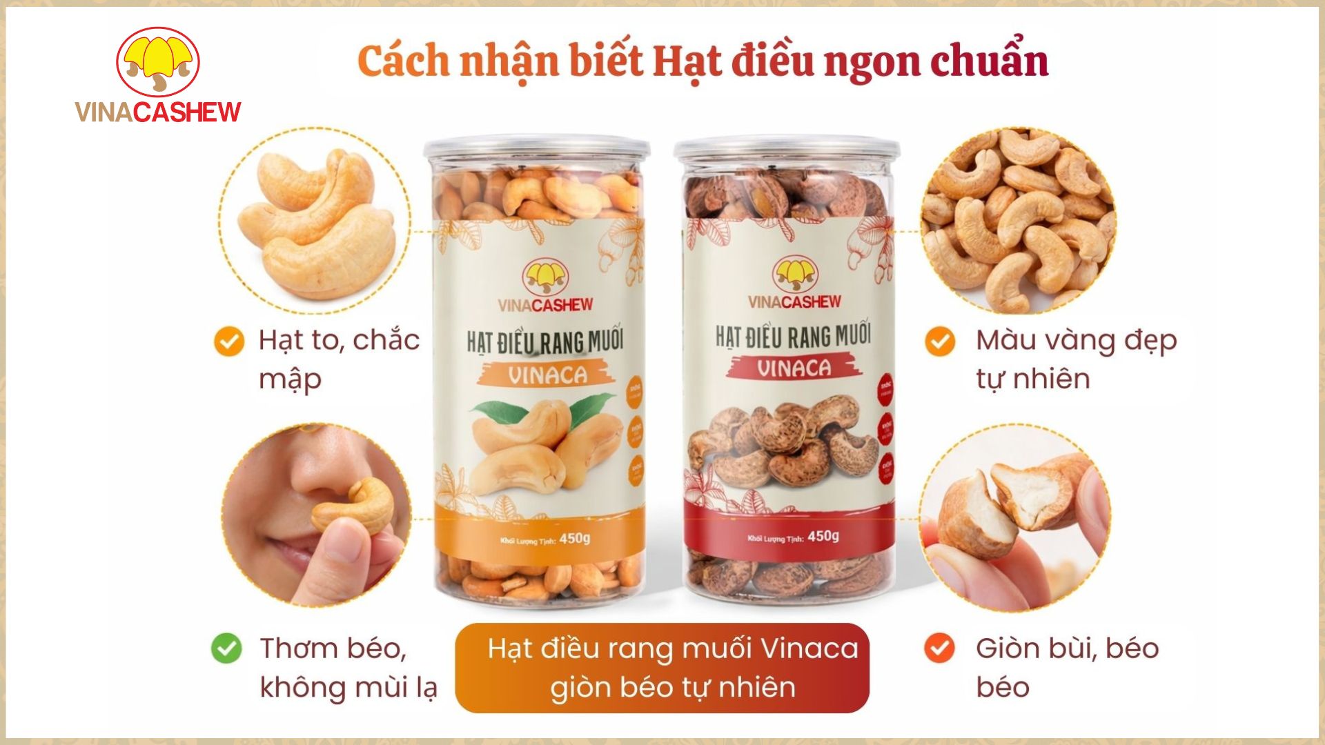 Hạt điều ngon